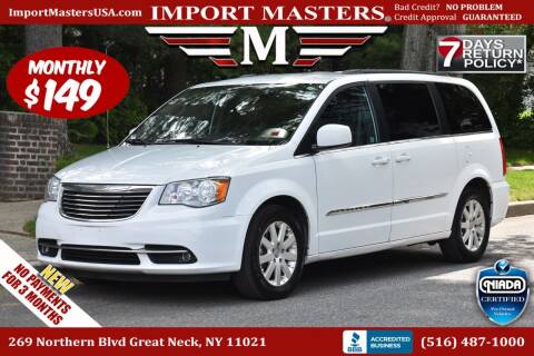 2016 Chrysler Town and Country for sale at Import Masters in Great Neck NY