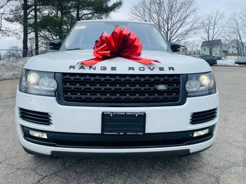2015 Land Rover Range Rover for sale at Welcome Motors LLC in Haverhill MA