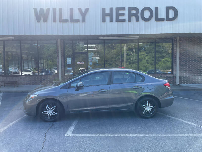 2013 Honda Civic for sale at Willy Herold Automotive in Columbus GA