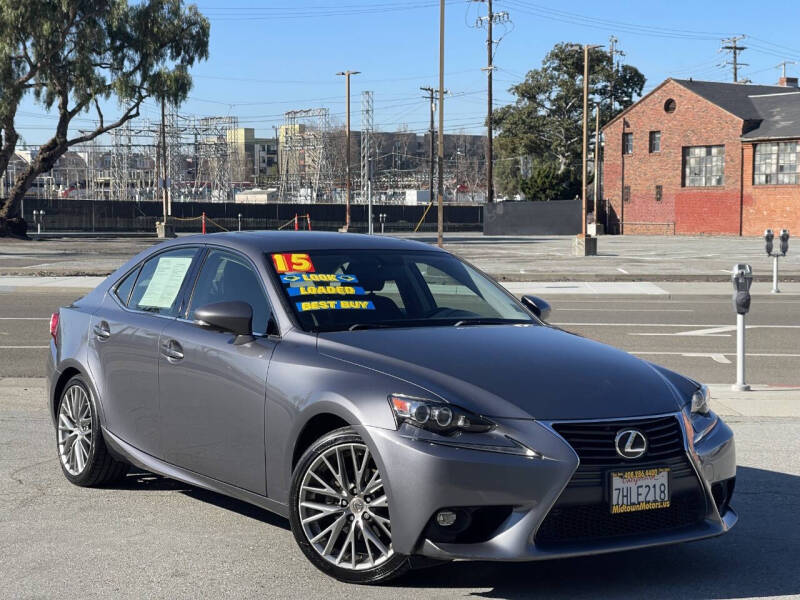 2015 Lexus IS 250 for sale at Midtown Motors in San Jose CA