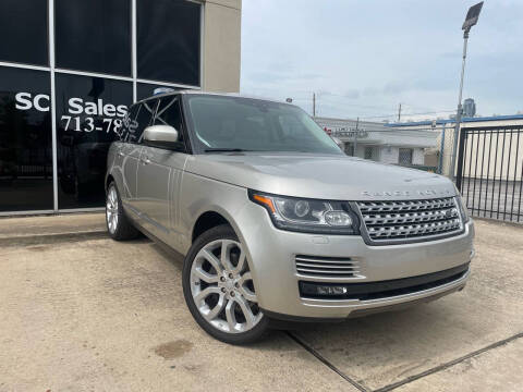 2017 Land Rover Range Rover for sale at SC SALES INC in Houston TX