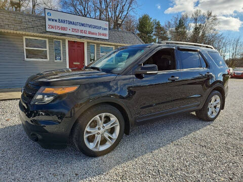 2013 Ford Explorer for sale at BARTON AUTOMOTIVE GROUP LLC in Alliance OH