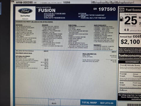2014 Ford Fusion Titanium