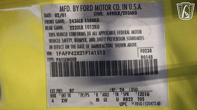 2001 Ford Mustang GT