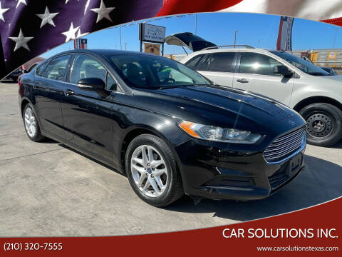 2013 Ford Fusion for sale at Car Solutions Inc. in San Antonio TX