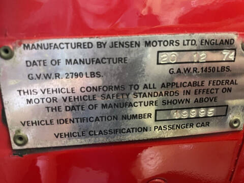 1974 Jensen Jensen-Healey