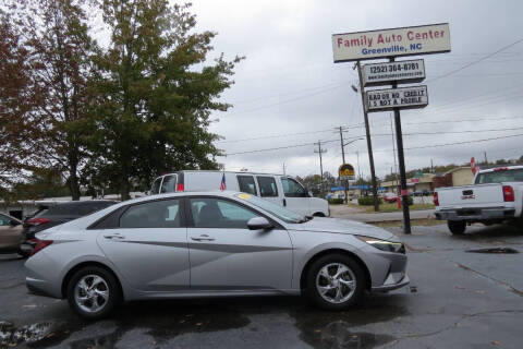 2021 Hyundai Elantra for sale at FAMILY AUTO CENTER in Greenville NC