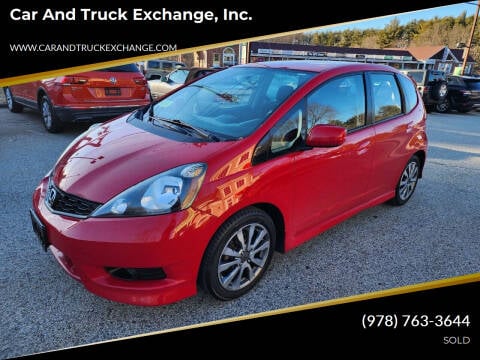 2013 Honda Fit for sale at Car and Truck Exchange, Inc. in Rowley MA