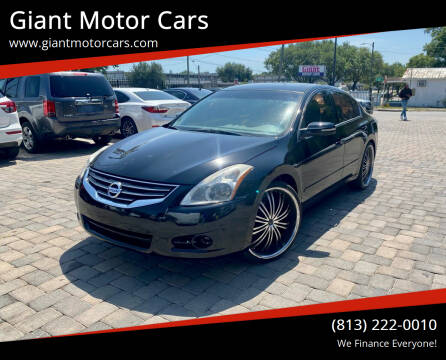 2012 Nissan Altima for sale at Giant Motor Cars in Tampa FL