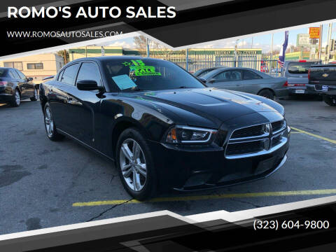 2013 Dodge Charger for sale at ROMO'S AUTO SALES in Los Angeles CA