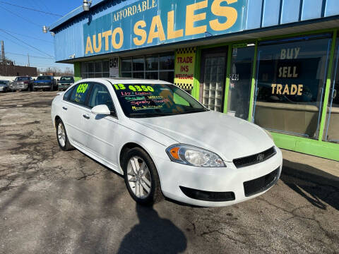 2013 Chevrolet Impala for sale at Affordable Auto Sales of Michigan in Pontiac MI