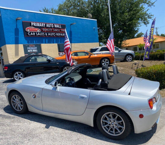 2003 BMW Z4 for sale at Primary Auto Mall in Fort Myers, FL