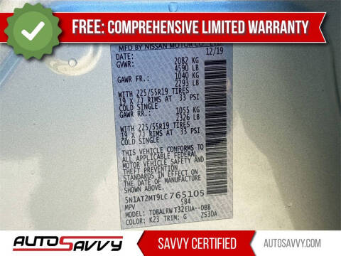 2020 Nissan Rogue SL