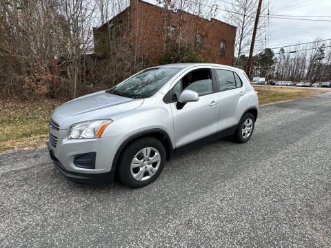 2016 Chevrolet Trax for sale at B & M Wheels Deals in Salisbury NC