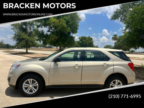 2011 Chevrolet Equinox for sale at BRACKEN MOTORS in San Antonio TX