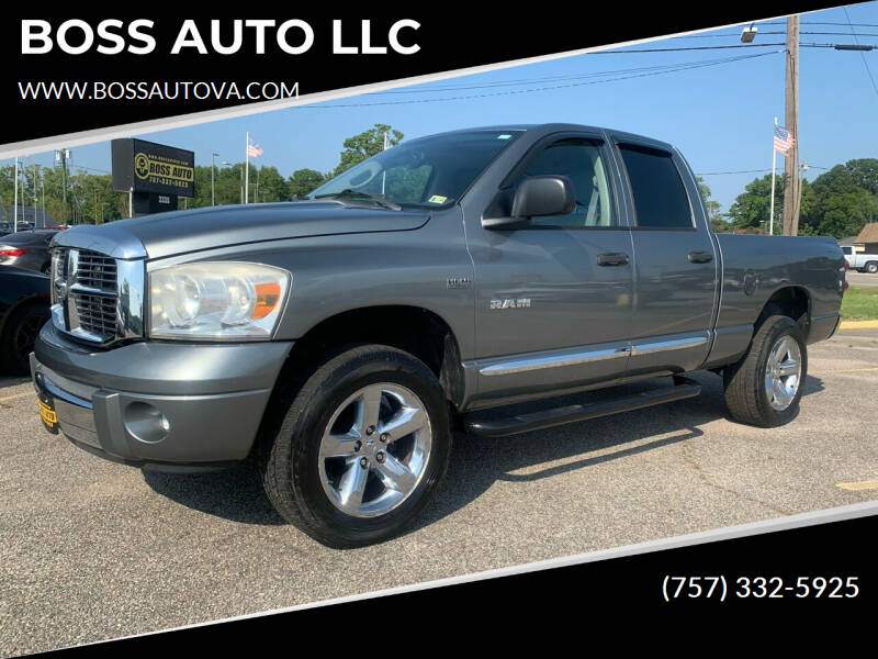 2008 Dodge Ram Pickup 1500 for sale at BOSS AUTO LLC in Norfolk VA