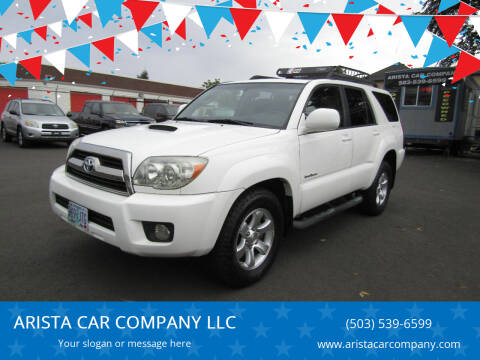 2006 Toyota 4Runner for sale at ARISTA CAR COMPANY LLC in Portland OR