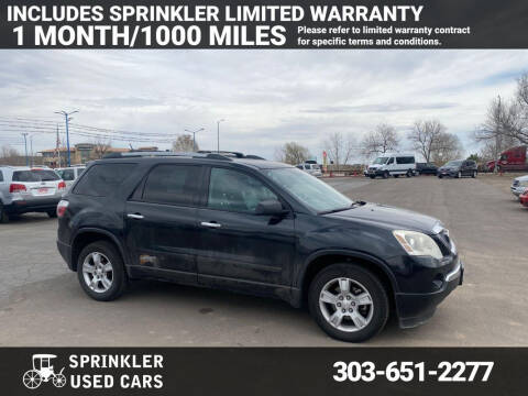 2012 GMC Acadia for sale at Sprinkler Used Cars in Longmont CO