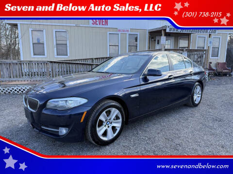 2013 BMW 5 Series for sale at Seven and Below Auto Sales, LLC in Rockville MD