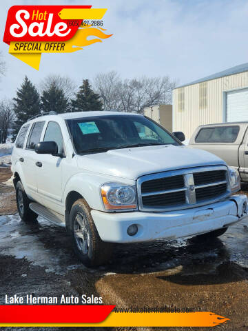 2005 Dodge Durango for sale at Lake Herman Auto Sales in Madison SD