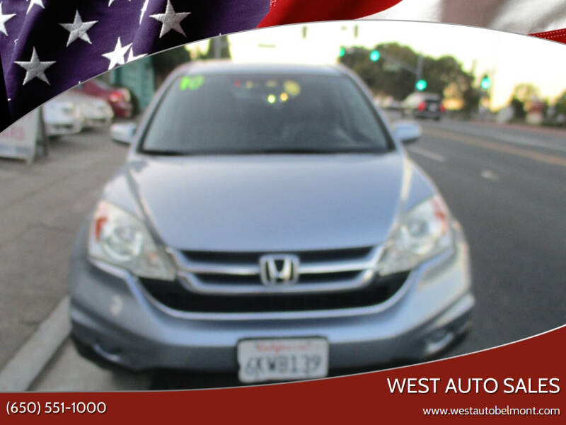 2010 Honda CR-V for sale at West Auto Sales in Belmont CA