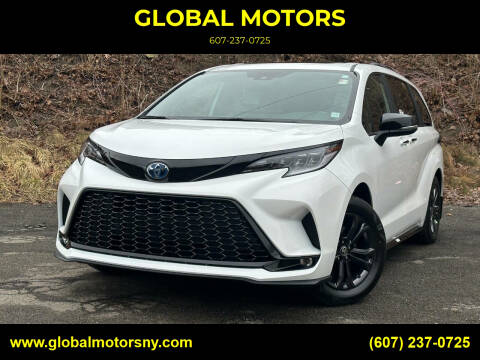 2025 Toyota Sienna for sale at GLOBAL MOTORS in Binghamton NY