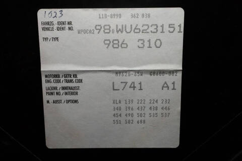 1998 Porsche Boxster