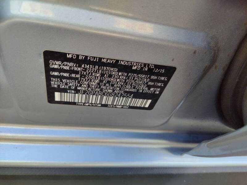 2016 Subaru Crosstrek 2.0i Premium