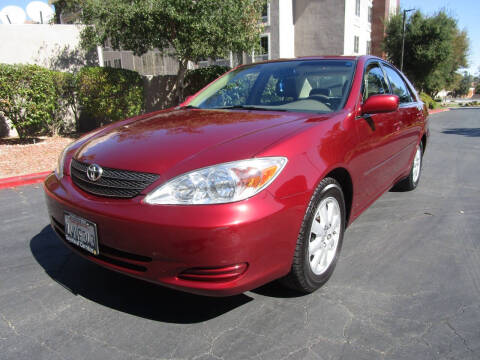 2002 Toyota Camry for sale at PRESTIGE AUTO SALES GROUP INC in Stevenson Ranch CA