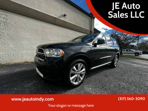 2011 Dodge Durango for sale at JE Auto Sales LLC in Indianapolis IN