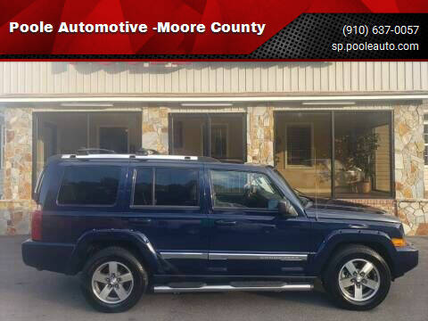 2006 Jeep Commander for sale at Poole Automotive in Laurinburg NC