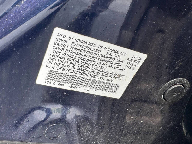 2016 Honda Pilot EX