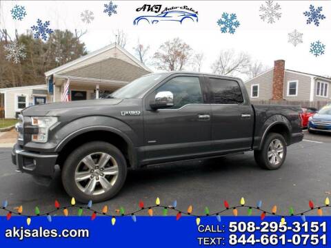 2016 Ford F-150 for sale at AKJ Auto Sales in West Wareham MA