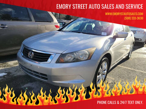 2010 Honda Accord for sale at Emory Street Auto Sales and Service in Attleboro MA