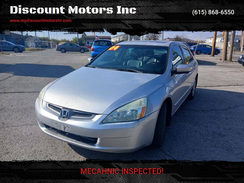 2004 Honda Accord for sale at Discount Motors Inc in Madison TN