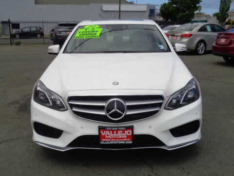 2014 Mercedes-Benz E-Class for sale at Vallejo Motors in Vallejo CA