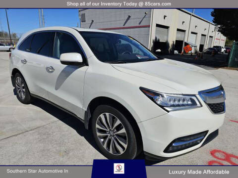 2015 Acura MDX for sale at Southern Star Automotive, Inc. in Duluth GA