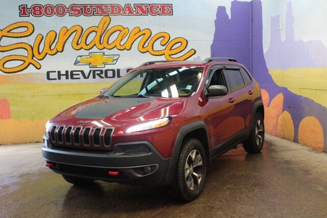 Used 2015 Jeep Cherokee Trailhawk with VIN 1C4PJMBS9FW702146 for sale in Grand Ledge, MI