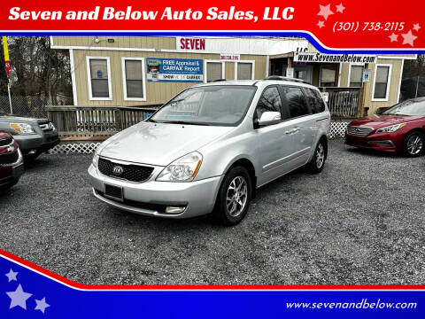 2014 Kia Sedona for sale at Seven and Below Auto Sales, LLC in Rockville MD