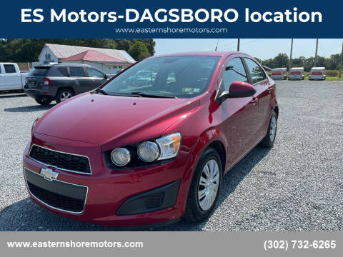 2013 Chevrolet Sonic for sale at ES Motors-DAGSBORO location in Dagsboro DE