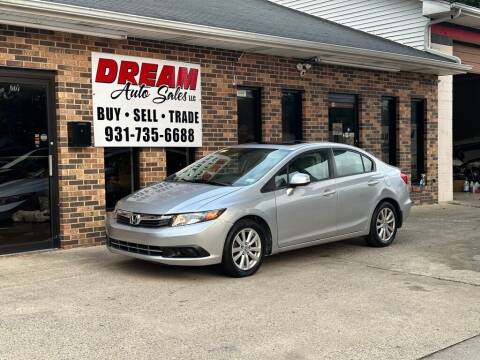 2012 Honda Civic for sale at Dream Auto Sales LLC in Shelbyville TN