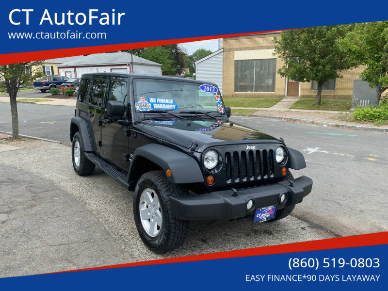 2012 Jeep Wrangler Unlimited for sale at CT AutoFair in West Hartford CT