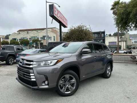 2018 Toyota Highlander Hybrid for sale at EZ Auto Sales Inc in Daly City CA