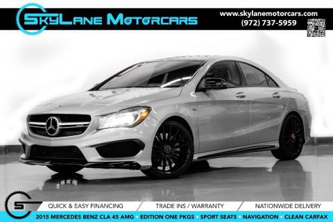 2015 Mercedes-Benz CLA for sale at Skylane Motorcars - Pre-Owned Inventory in Carrollton TX