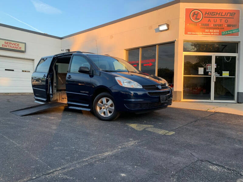 2005 Toyota Sienna for sale at HIGHLINE AUTO LLC in Kenosha WI