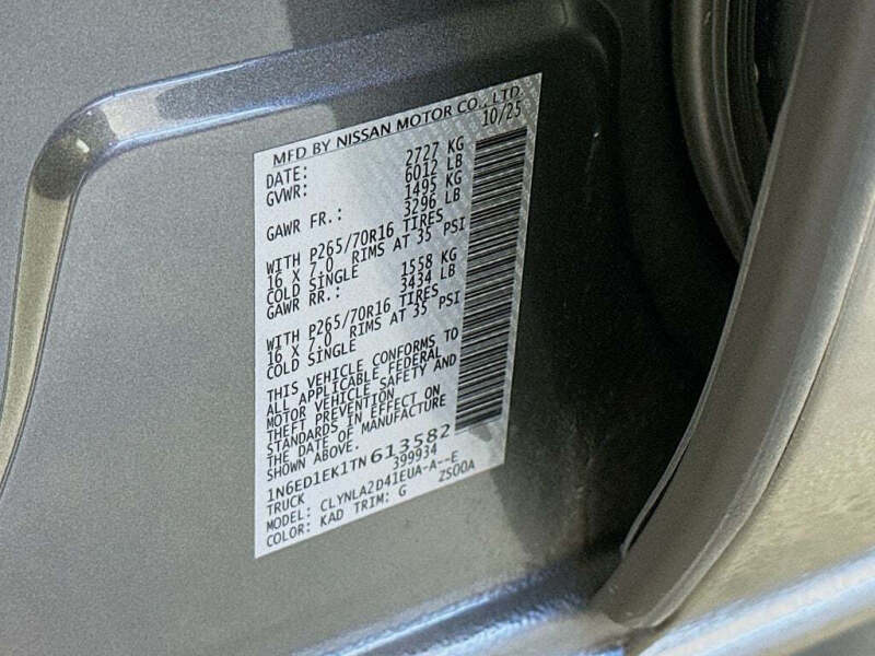 2026 Nissan Frontier S