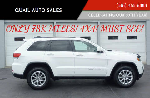 2016 Jeep Grand Cherokee for sale at Quail Auto Sales in Albany NY