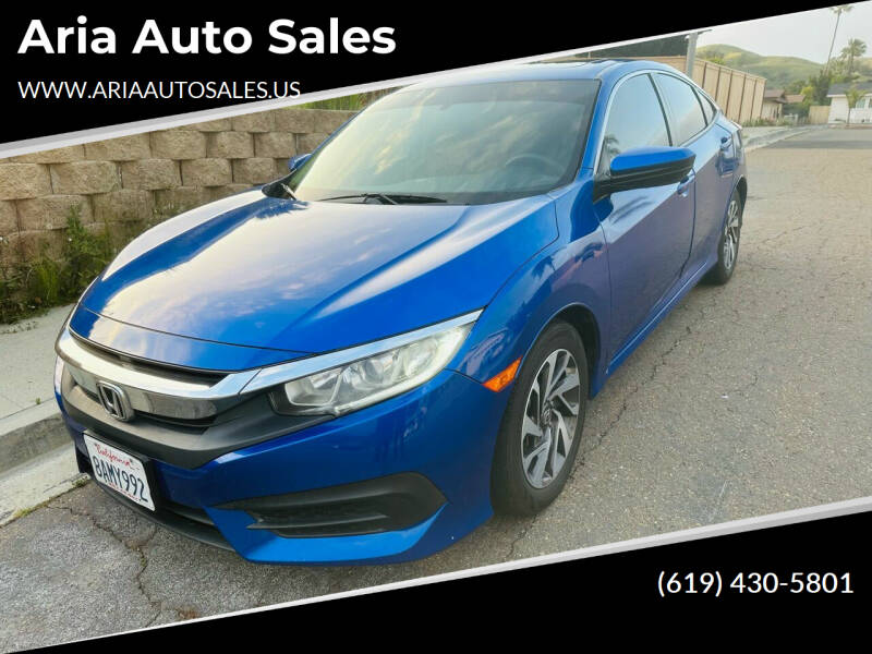 2017 Honda Civic for sale at Aria Auto Sales in El Cajon CA
