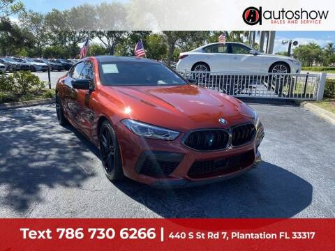 2021 BMW M8 for sale at AUTOSHOW SALES & SERVICE in Plantation FL