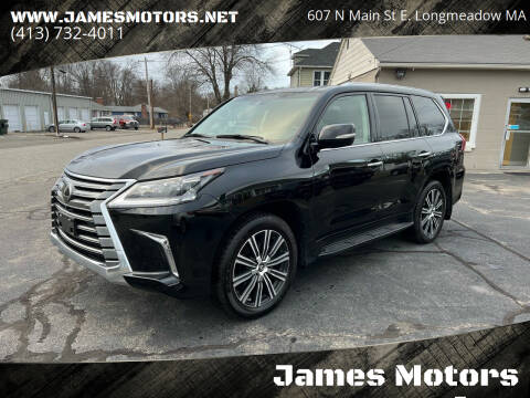 2021 Lexus LX 570 for sale at James Motors Inc. in East Longmeadow MA